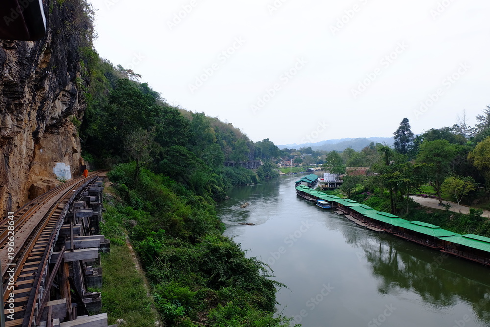 Fototapeta premium death railway bridge Tham krasae