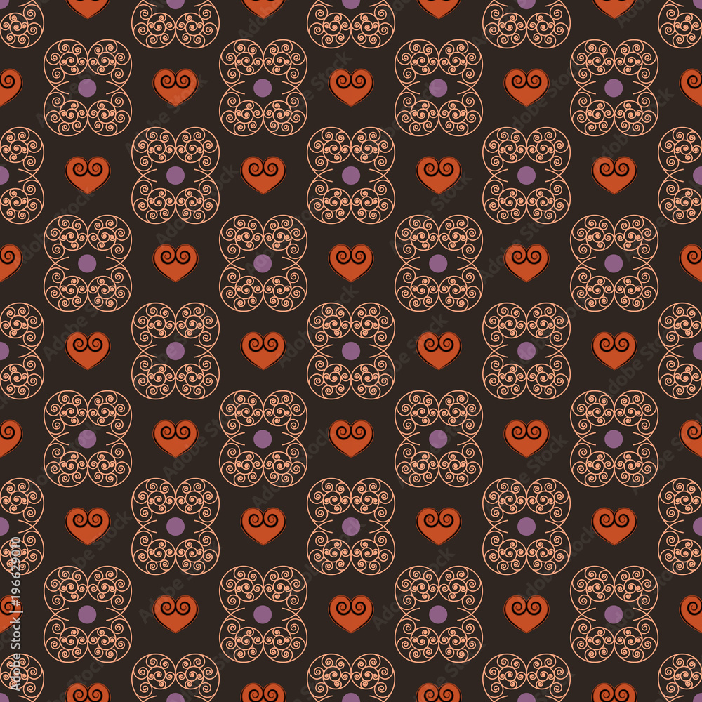 Spiral seamless pattern Spiral seamless pattern