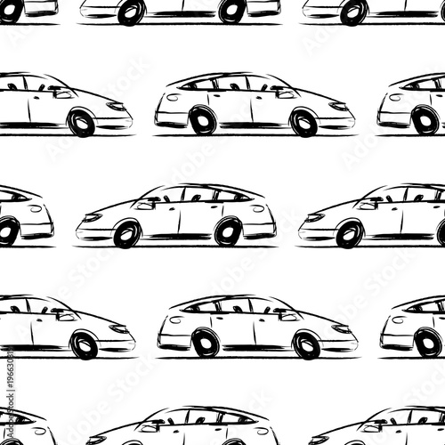 pattern of the cars sketches
