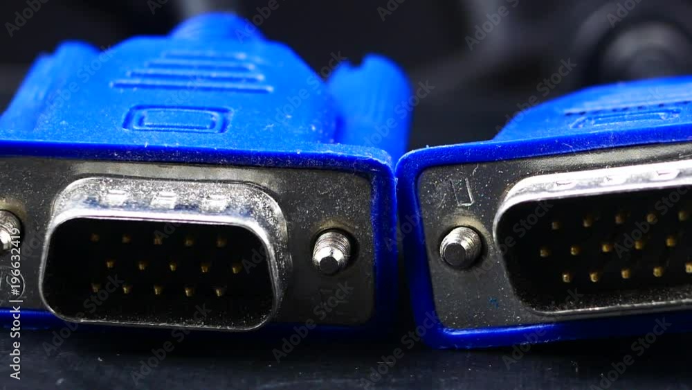 plug the video vga cable plug the video vga cable