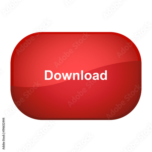 Glossy Button rot - Knopf - Herunterladen