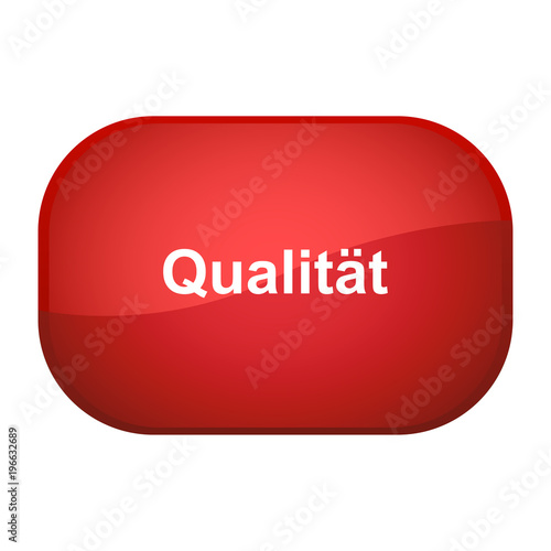 Glossy Button rot - Qualität
