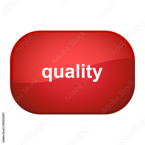 Glossy Button rot - Knopf - Qualität