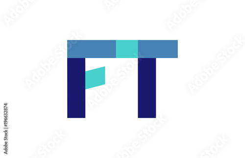 Free Download FT Ribbon Letter Logo - GFXLoad