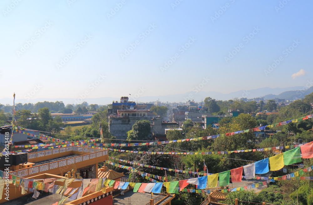 Pokhara cityscape Nepal