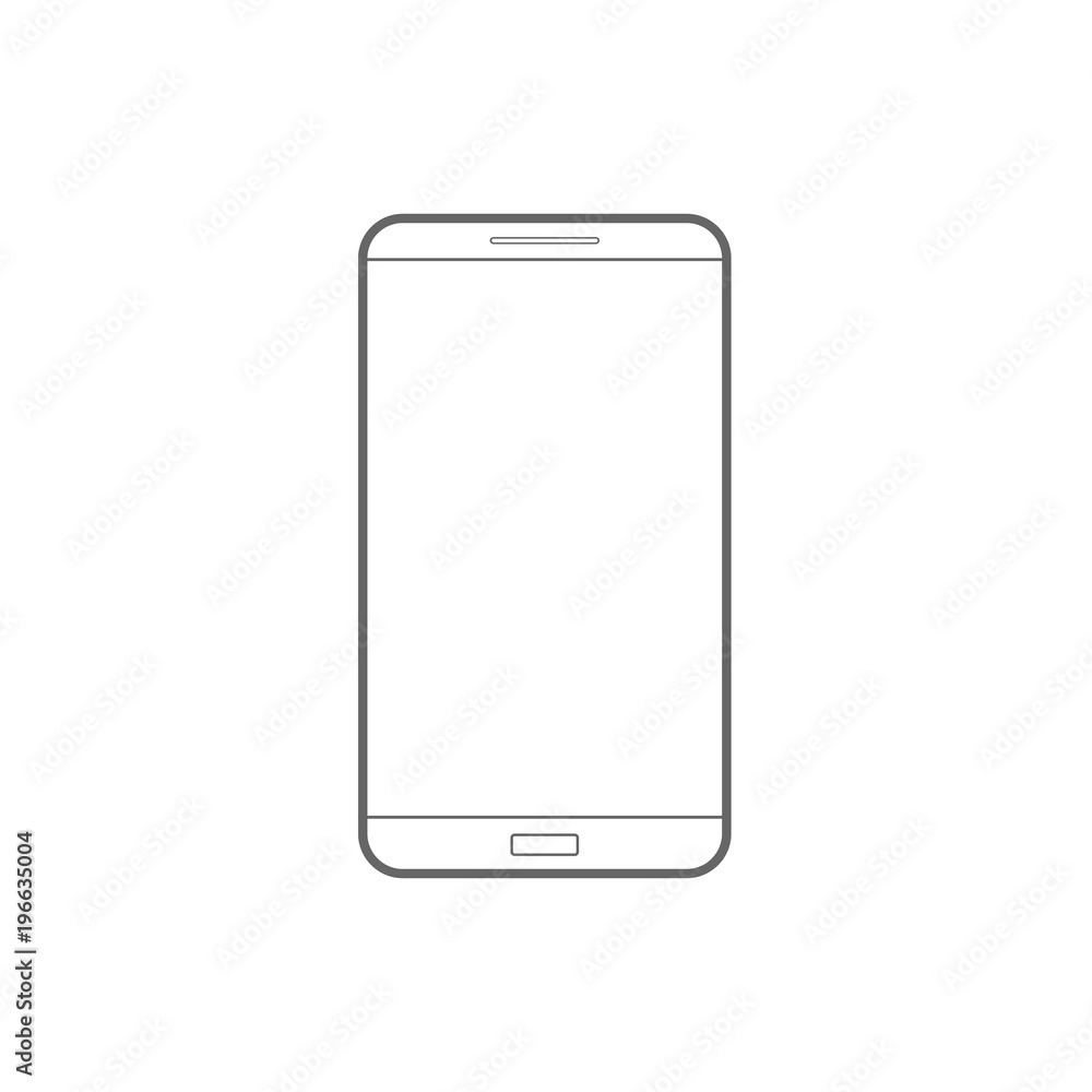 Smart phone icon. Vector. Smart phone icon. Vector.