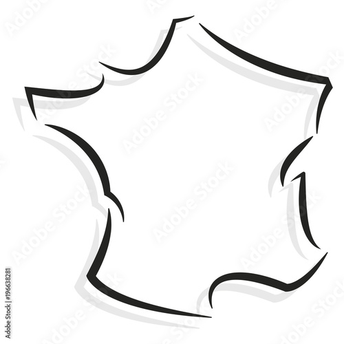 France contour stylisé 02