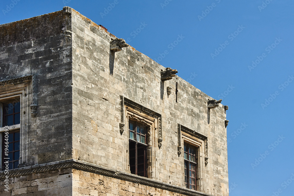 Turkish building in the city of Rhodes, Greece.