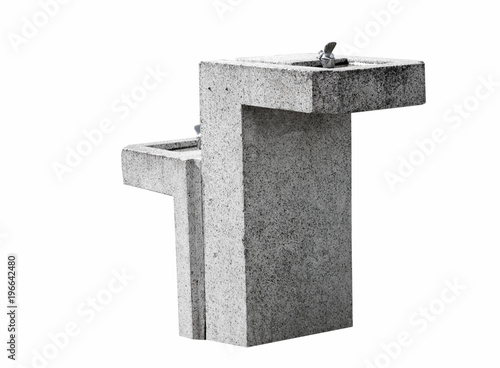 Fotografie Water drinking fountain closeup isolated