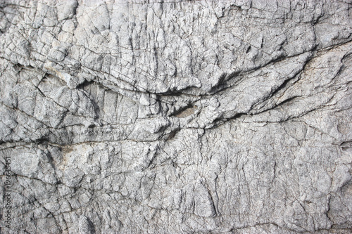 Light gray stone texture with many shallow and deep cracks