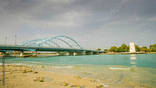 Al Maqta Bridge in Abu Dhabi photo