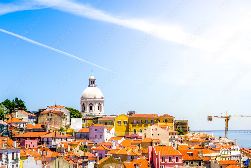 A view of the Lisbon Alfama District