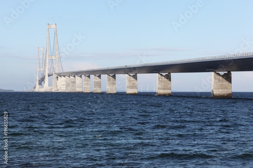 The Great Belt bridge called storebaelt in Danish, Denmark  © Ricochet64