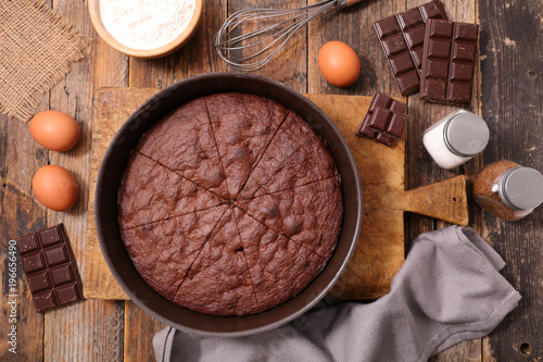 Tableau sur toile homemade chocolate cake