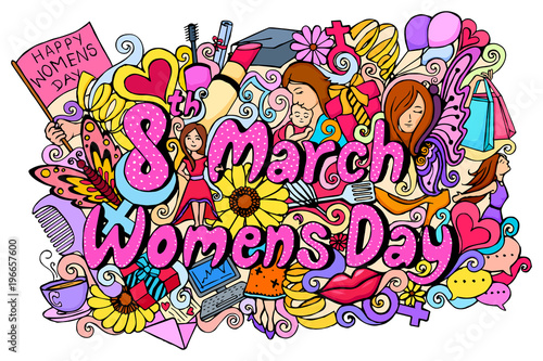 Happy Women s Day 8th March celebration background