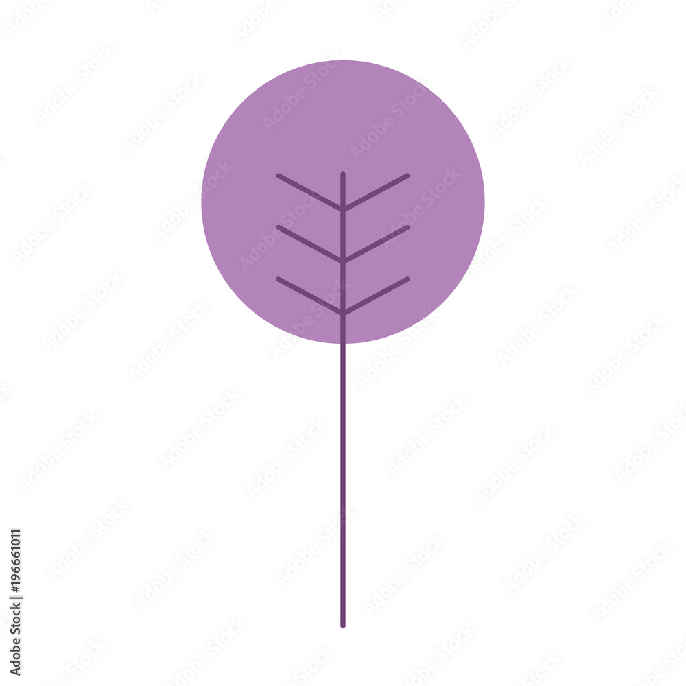 cartoon geometric tree nature spring concept vector illustration cartoon geometric tree nature spring concept vector illustration