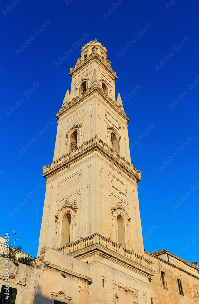 Lecce Cathedral top, Lecce, Italy.