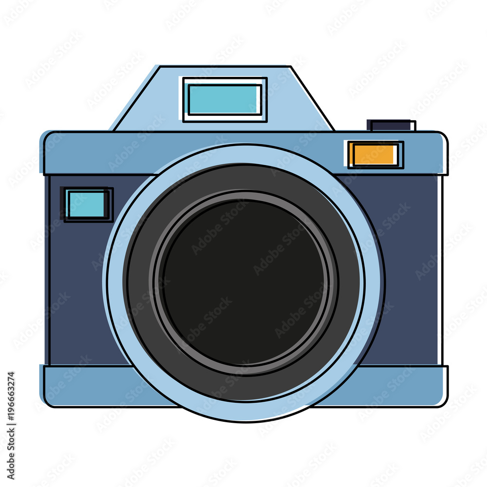 Photographic camera symbol vector illustration graphic design Photographic camera symbol vector illustration graphic design