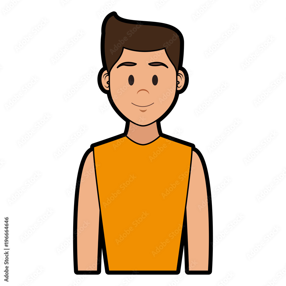 Young man cartoon vector illustration graphic design Young man cartoon vector illustration graphic design