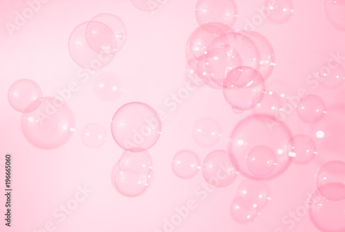 Pink bubbles background