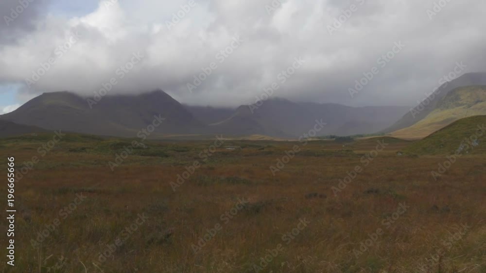 Wind and Clouds in Glen Coe Valleys in Scotland in Autumn Wind and Clouds in Glen Coe Valleys in Scotland in Autumn