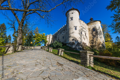 Obraz na płótnie Beautiful view of Niedzica castle, Poland, Europe w salonie