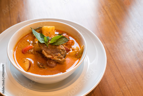 duck red curry