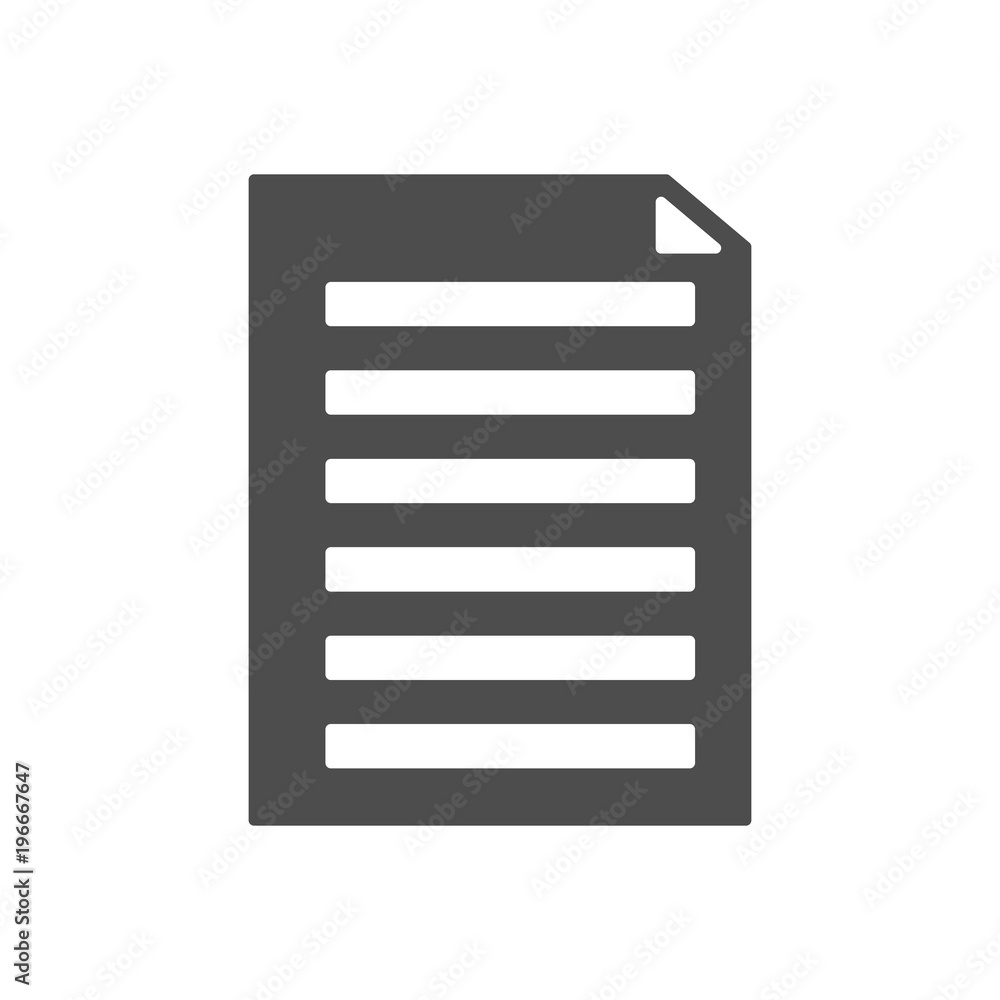 business paper icons. Vector illustration business paper icons. Vector illustration