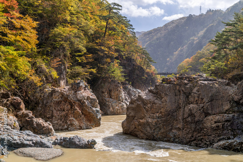 Ryuyo Gorge canyon Nikko Japan photo