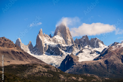 Fitz Roy Mountain in South Argentina