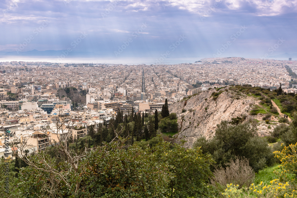 Athens - panorma of the city