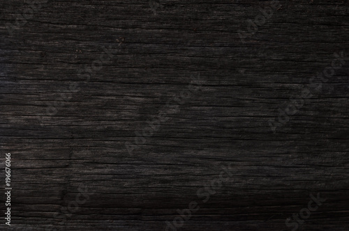 Billede på lærred background of an old blackened wooden board