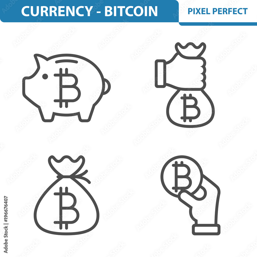 Bitcoin Icons. Professional, pixel perfect icons depicting various Bitcoin concepts. EPS 8 format. Bitcoin Icons. Professional, pixel perfect icons depicting various Bitcoin concepts. EPS 8 format.
