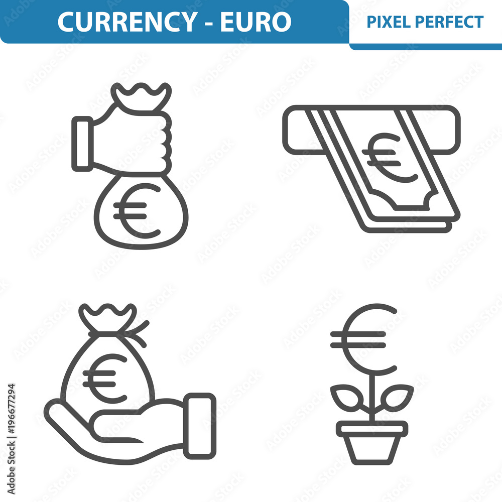 Euro Icons. Professional,pixel perfect icons depicting various Euro Currency concepts. EPS8 format. Euro Icons. Professional,pixel perfect icons depicting various Euro Currency concepts. EPS8 format.