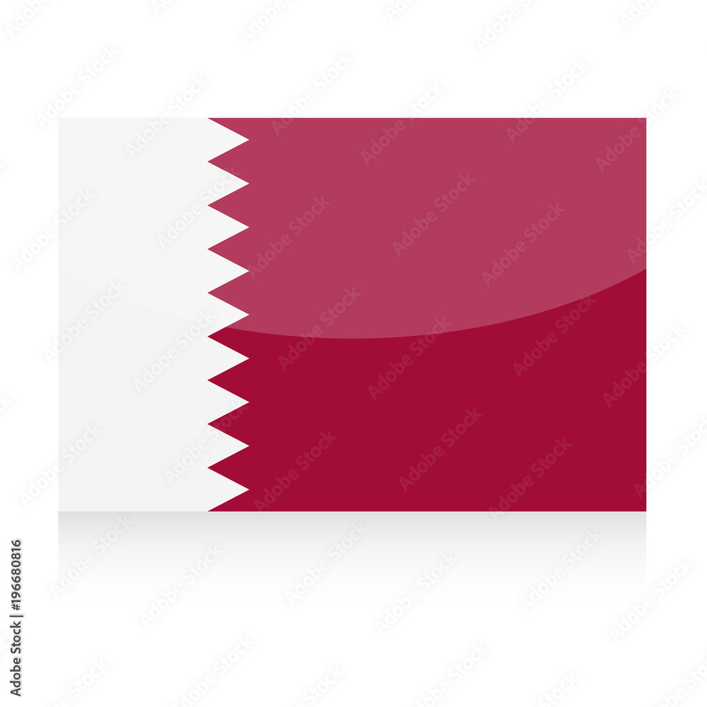 Qatar Flag Vector Icon Qatar Flag Vector Icon