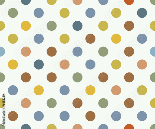 seamless abstract soft colors dot vector patterns orange yellow green