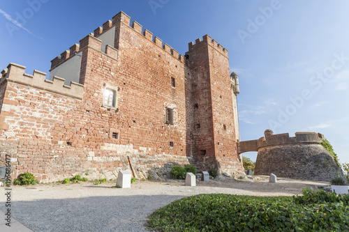 Castle of Castelldefels, province Barcelona, Catalonia.