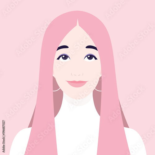 Slika na platnu The face of a girl