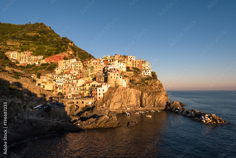 Manarola in Cinque Terre is a Park in Italy, located on the West Coast of Italy. There are 3 major Towns in the Park, Manarola, Vernazza and Rio Maggiore