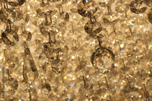 Chandelier close-up for use as background