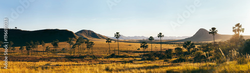 Sunrise Over Brazilian Alitplano National Park Landscape