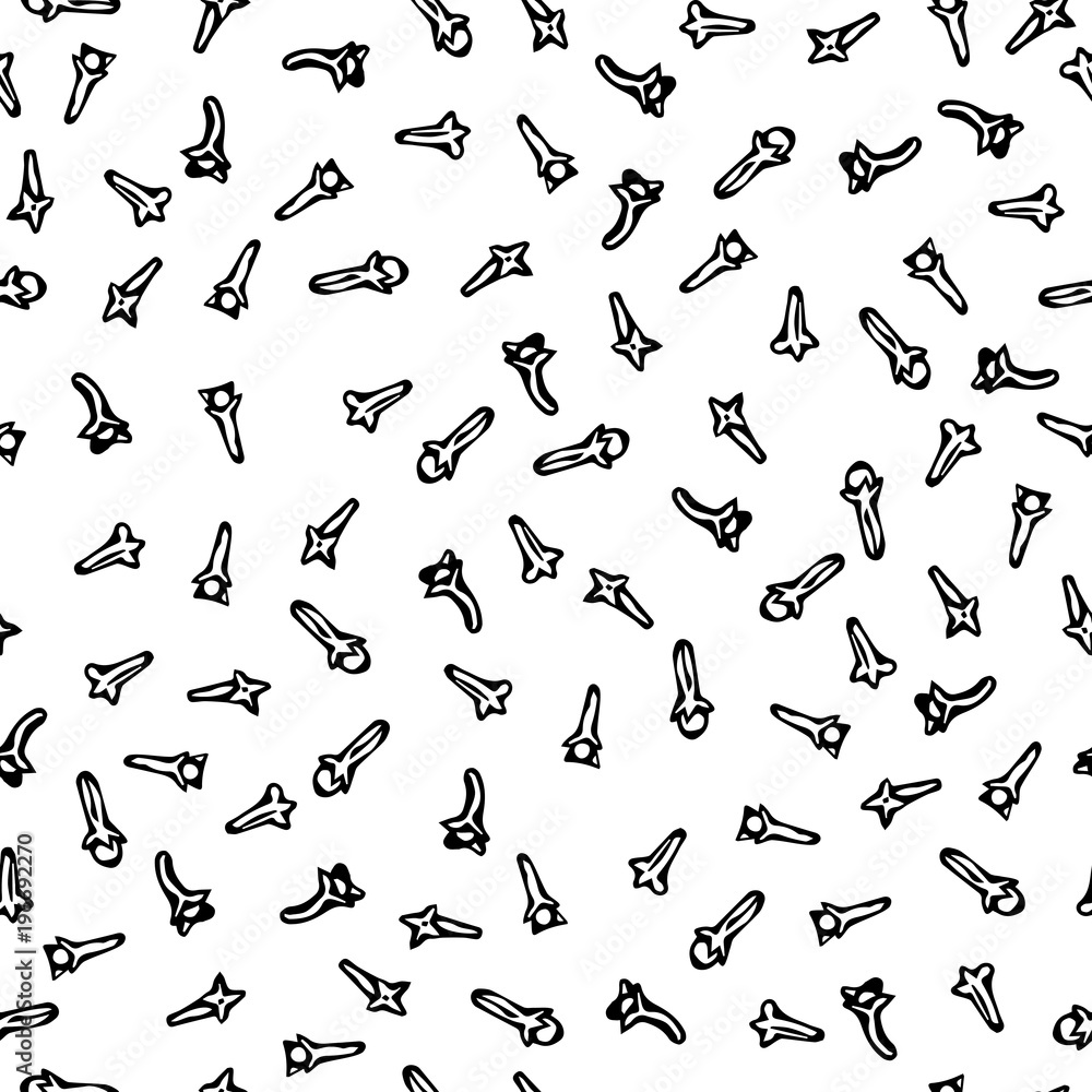 Cloves Seeds Seamless Endless Pattern. Seasonal Food Background. Spice and Flavor Mulled Wine Cocktail Ingredient. Cooking or Aromatherapy. Hand Drawn Illustration. Savoyar Doodle Style. Cloves Seeds Seamless Endless Pattern. Seasonal Food Background. Spice and Flavor Mulled Wine Cocktail Ingredient. Cooking or Aromatherapy. Hand Drawn Illustration. Savoyar Doodle Style.