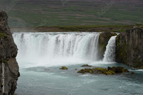 Landschaft rund um den Goðafoss - Wasserfall in Nord-Island