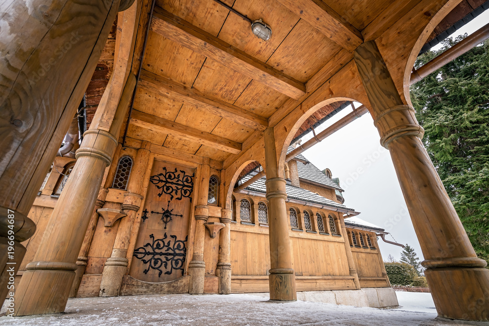 The exterior of the medieval Wang Temple