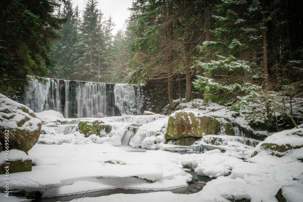 Obraz premium Wild Waterfall in Karpacz
