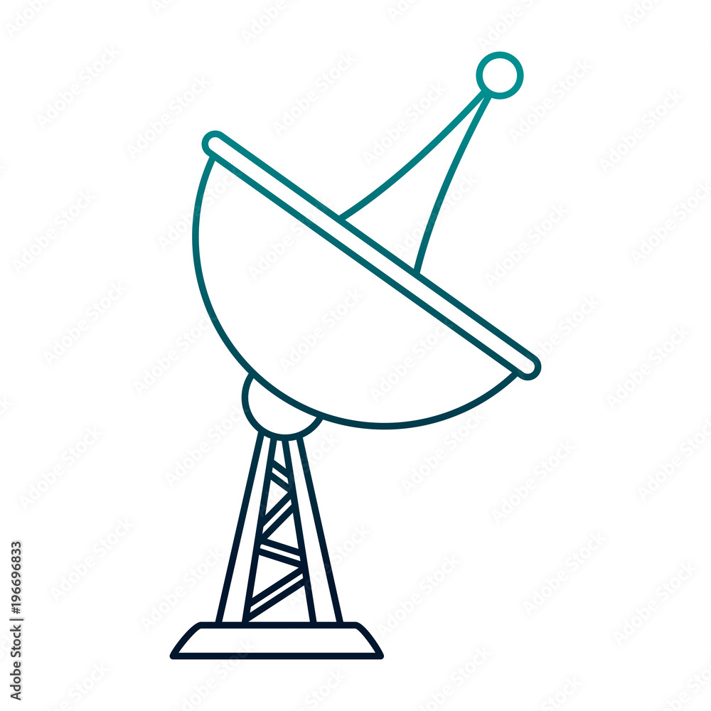 Telecommunication antenna symbol vector illustration graphic design Telecommunication antenna symbol vector illustration graphic design