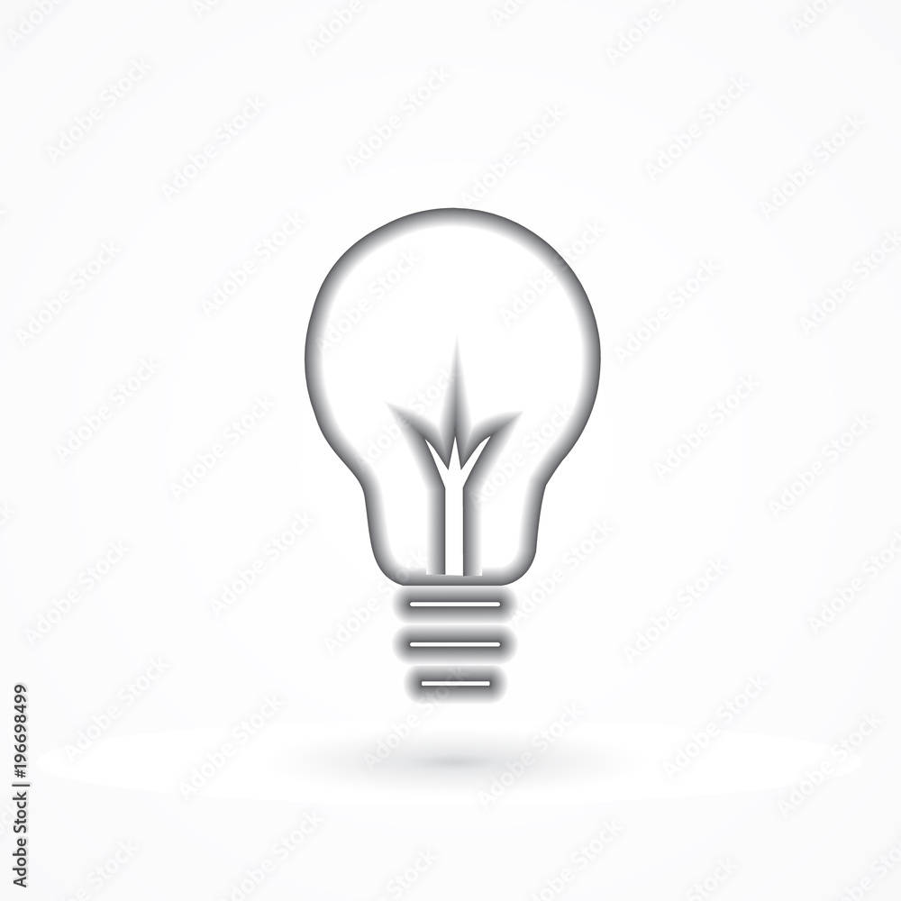 Logo bulb light creative idea concept Logo bulb light creative idea concept