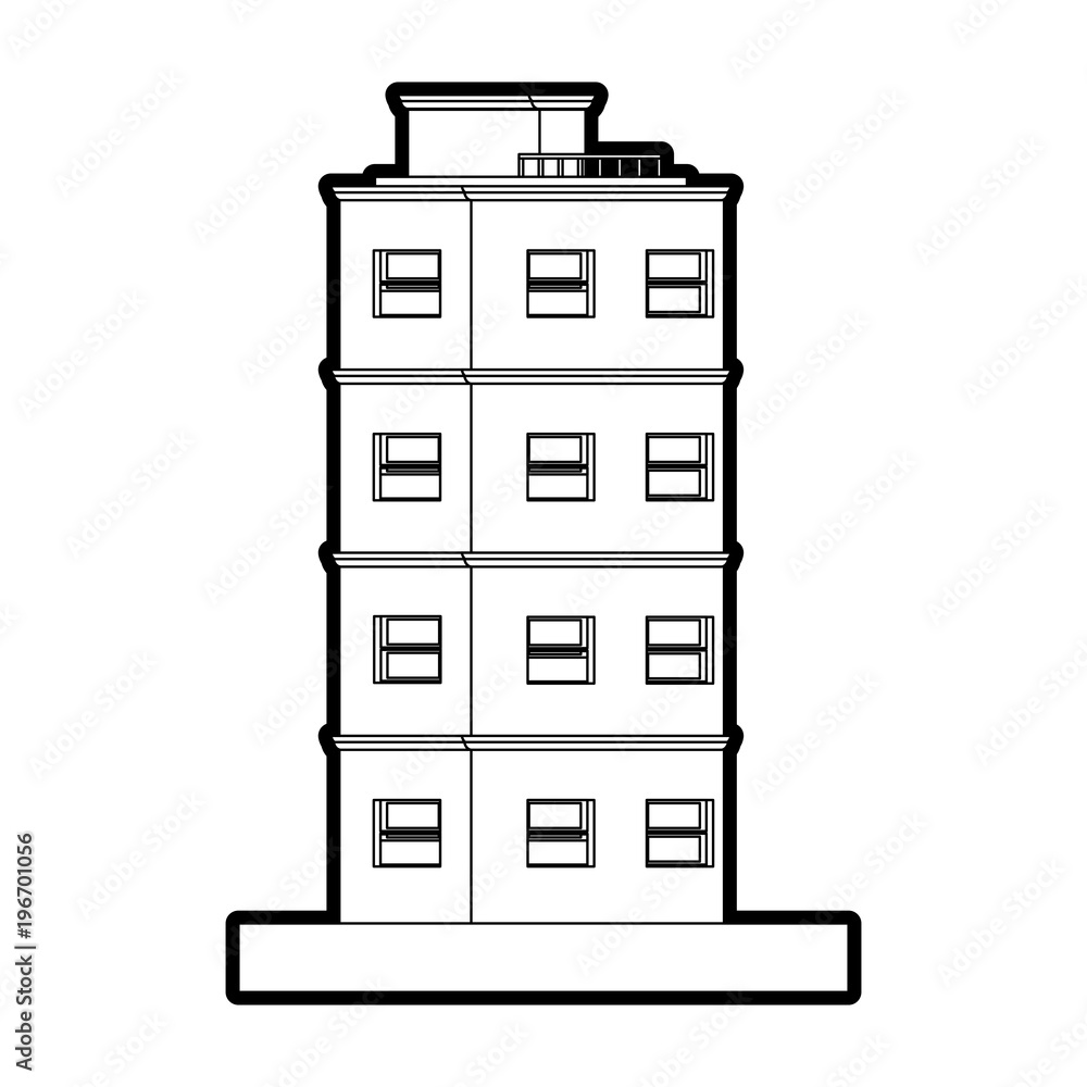 Pixelated building isolated vector illustration graphic design Pixelated building isolated vector illustration graphic design