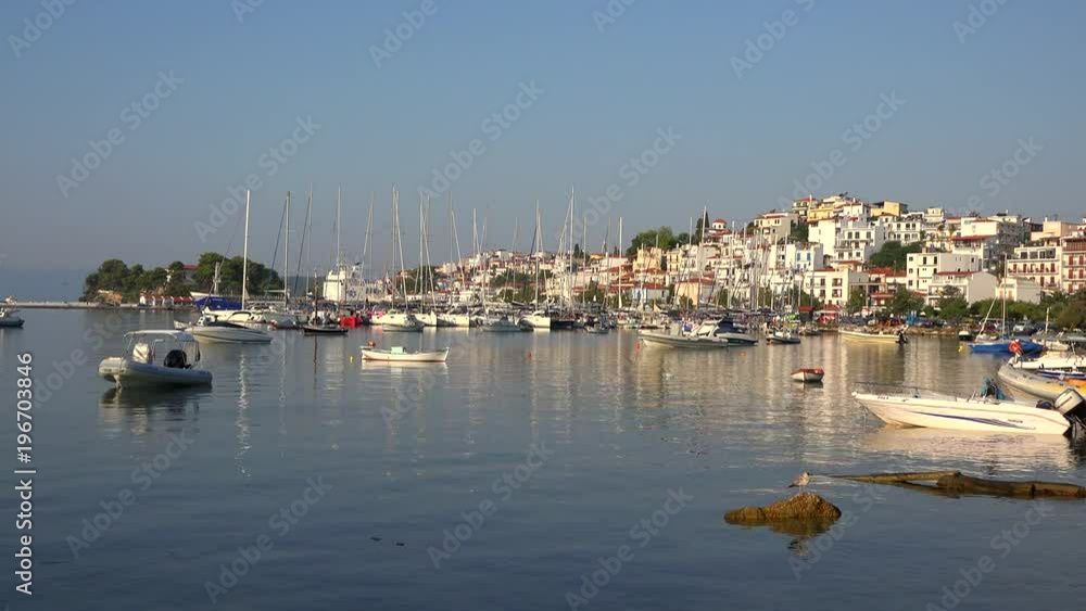 Mediterranean traditional architecture and harbor Mediterranean traditional architecture and harbor
