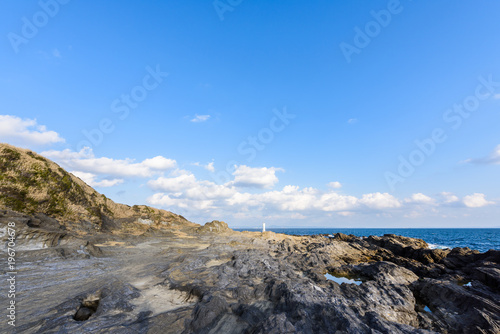 城ヶ島の岩場 Rugged coast